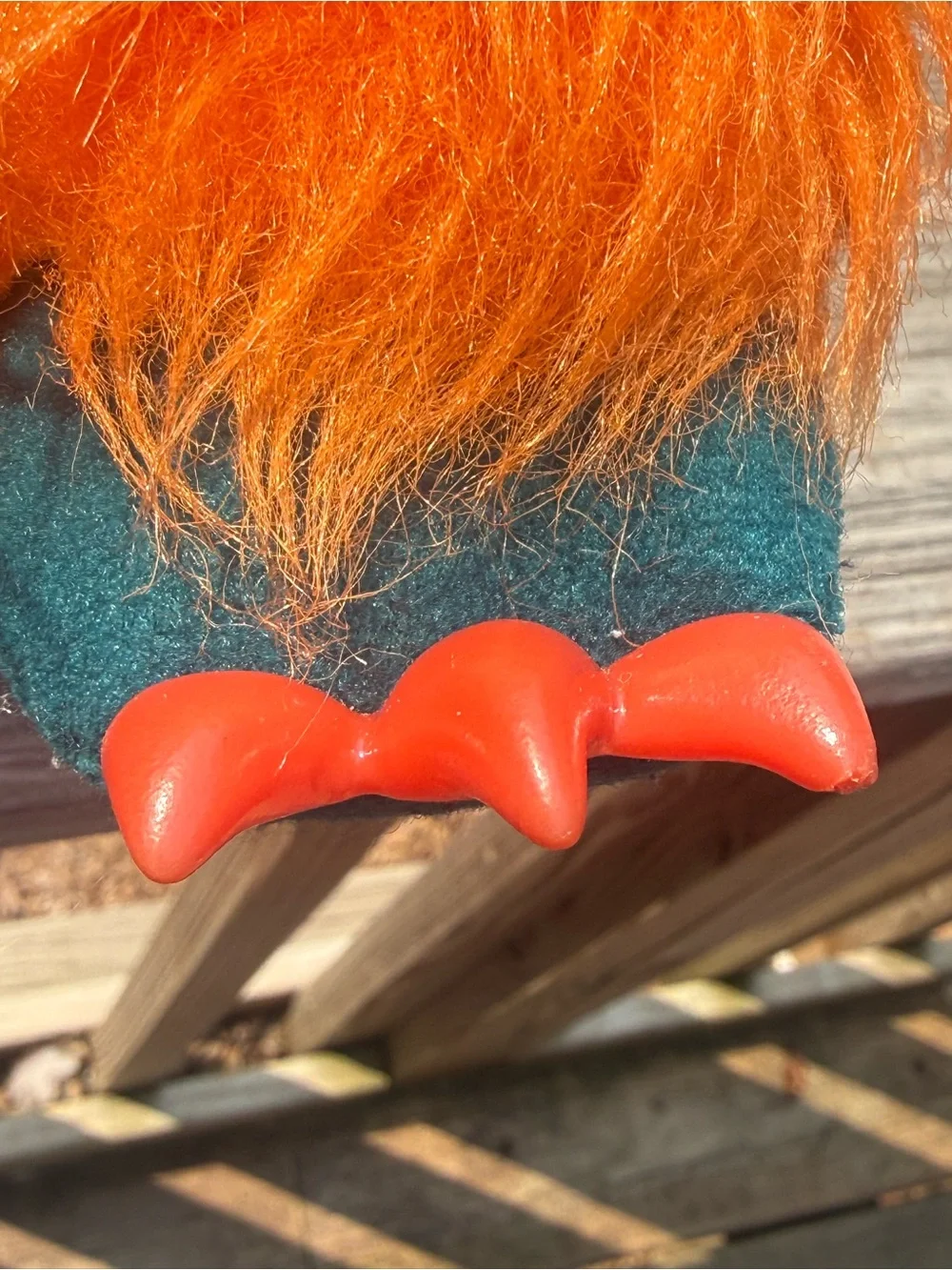 Vintage 1986 My Pet Monster GWONK Hand Puppet Plush Orange AmToy 80s Toy RARE